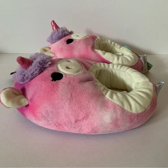 NWT. SQUISHMALLOWS Lola The Unicorn Slippers - Picture 3 of 6